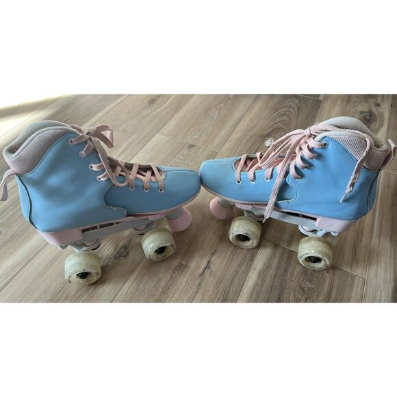 Circle Society Adjustable Kids Girls Roller Skates Classic Cotton Candy Yth 3-7 - Picture 5 of 6